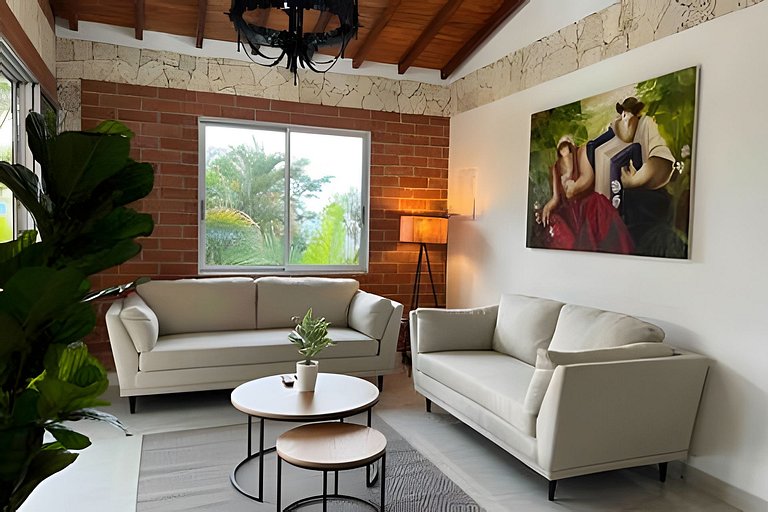 Casa Palos Altos; Poblado; 6 min de Provenza;