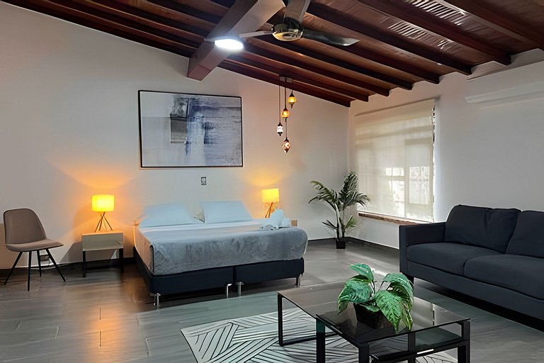 Apt Palos Altos Poblado; caminando de restaurantes