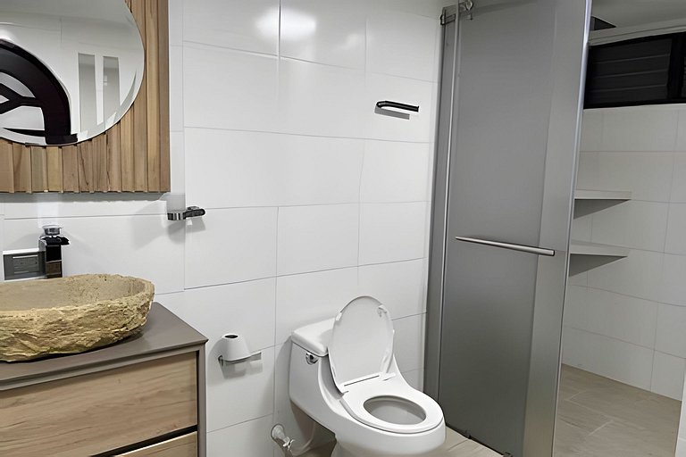 Apt Palos Altos Poblado; caminando de restaurantes